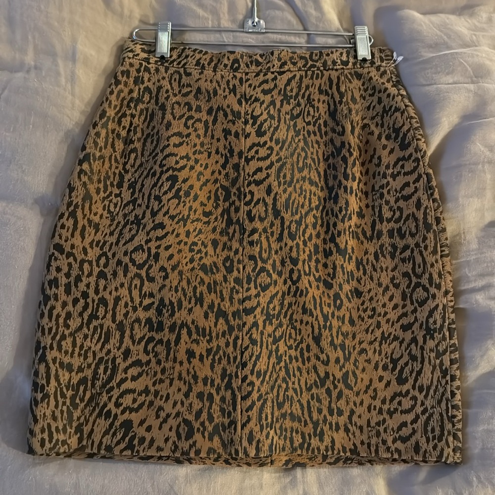 VTG Suede Leopard Print Mini